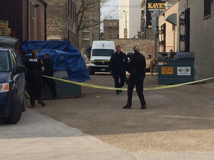 Winnipeg police Siloam Mission homeless shelter Dumpsters homicide