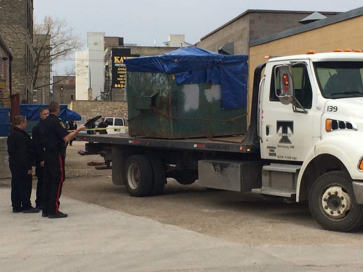 Winnipeg police Siloam Mission homeless shelter Dumpsters homicide