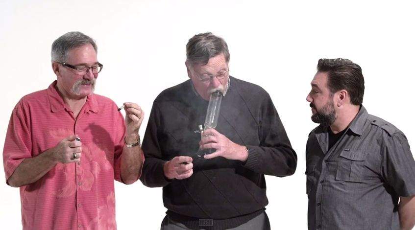 Three former cops get high.
