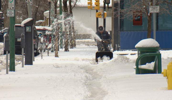 Environment Canada issued a weather summary Sunday morning after a snow storm in Saskatchewan.