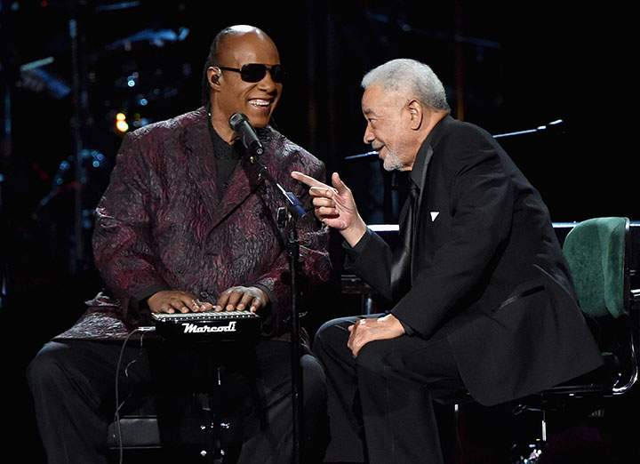 Stevie Wonder and Bill Withers