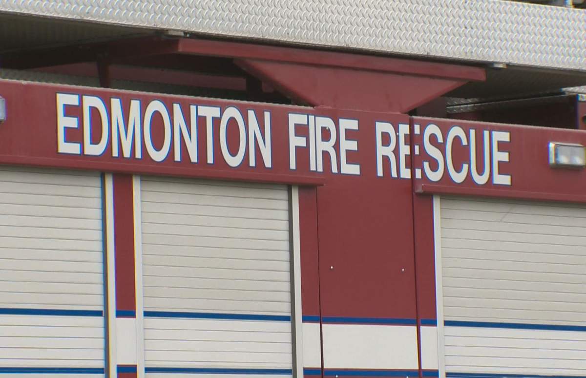An Edmonton Fire Rescue truck. 