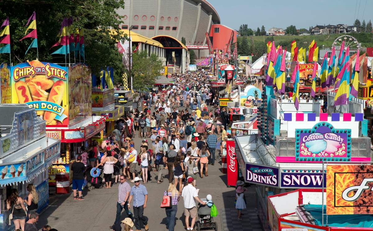 The Calgary Stampede grounds on July 5th, 2014.