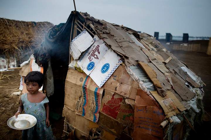 The U.N. says the number of hungry people around the world has dropped to 795 million despite natural disasters, ongoing conflicts and poverty.