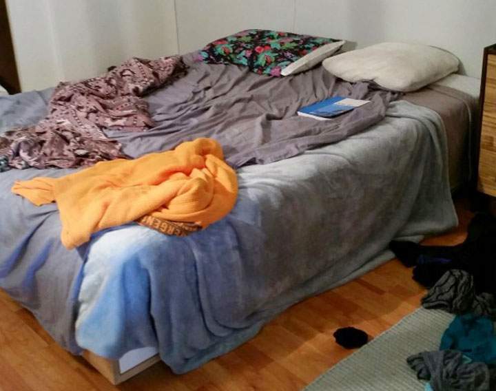 A Toronto woman came home from New York to find her tenants had rented out her bedroom on aribnb.