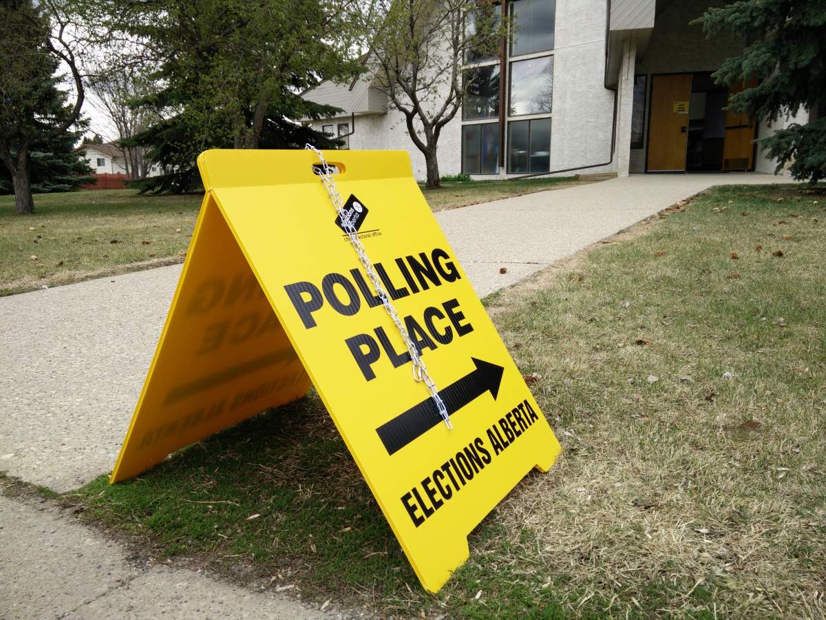 An Alberta provincial election polling station in southwest Edmonton. Thursday, April 30, 2015. 