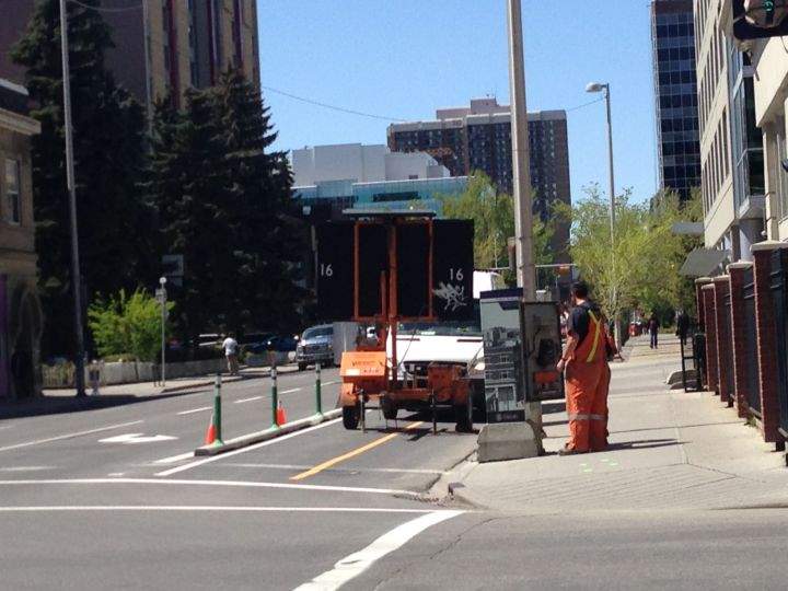 Bike lanes Calgary