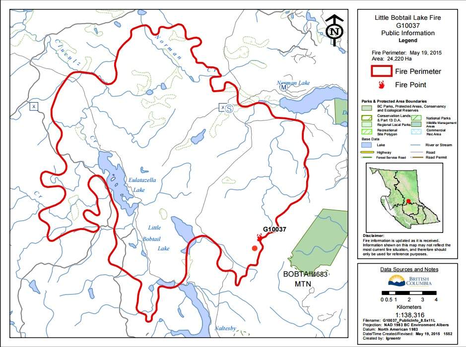 Crews starting to gain the upper hand over Little Bobtail Lake wildfire - image