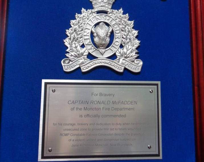 Firefighters recognized for their bravery during Moncton shootings - image
