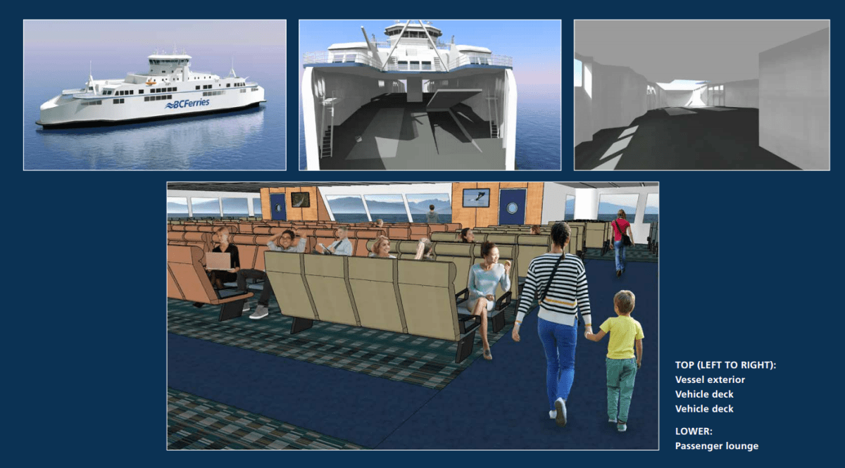 Artist rendering of the new Intermediate Class Ferries currently under construction.