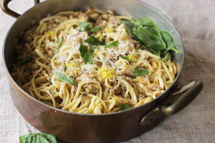 Clams in cream sauce - A welcoming taste of beach season