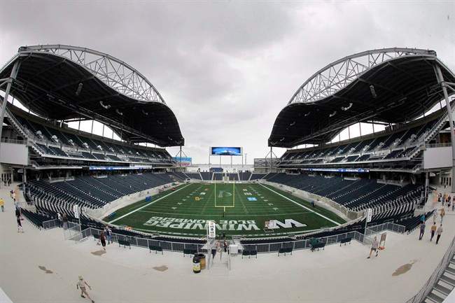 Panoramic view of Investors Group FIeld