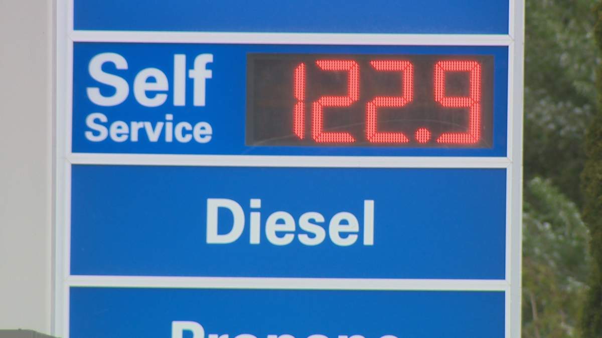 Canadian motorists are paying just over $1.23/litre on average, according to Natural Resources Canada. That compares to $1.40 a year ago.