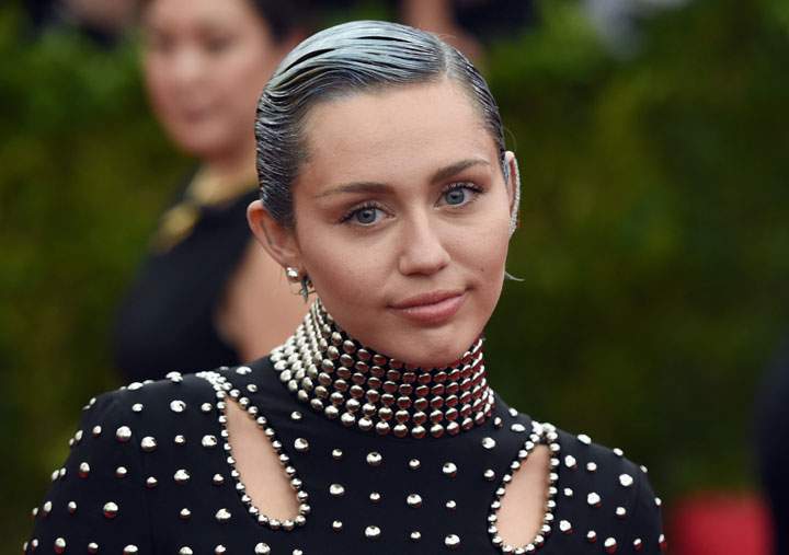 Miley Cyrus, pictured on May 4, 2015.