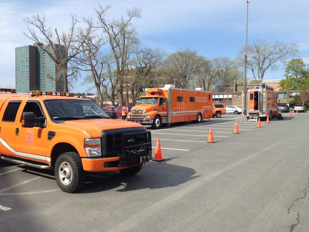 Police say a ground search was conducted on Sunday in the vicinity of Tower Road and Point Pleasant Park after a person believed to be a male called 911 requesting help.