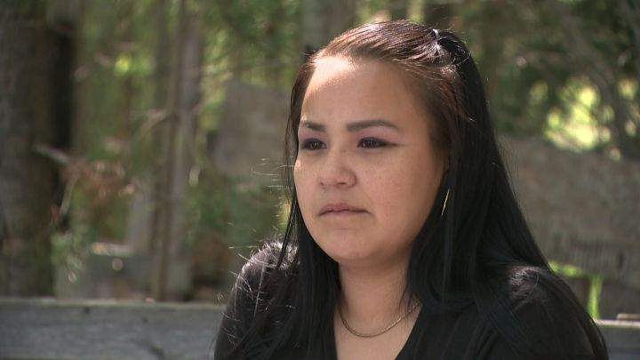 Jessica Knife speaks to Global News,