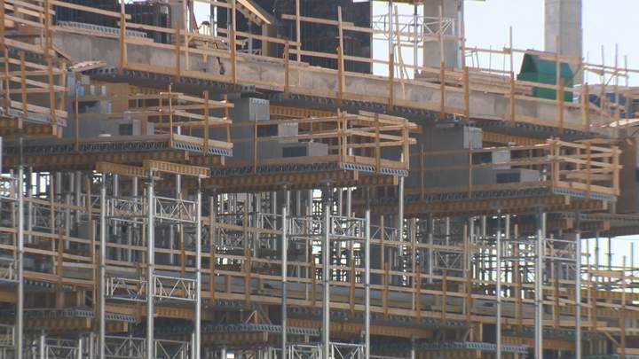 So far, construction of the new stadium is around 41 per cent complete with 270 workers on-site. By August there will be close to 350 workers.