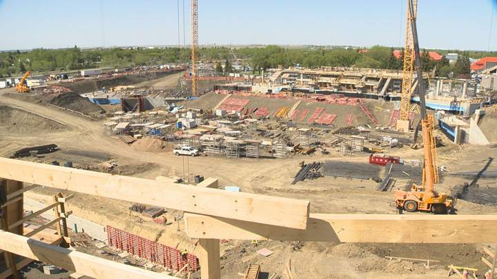 So far, construction of the new stadium is around 41 per cent complete with 270 workers on-site. By August there will be close to 350 workers.