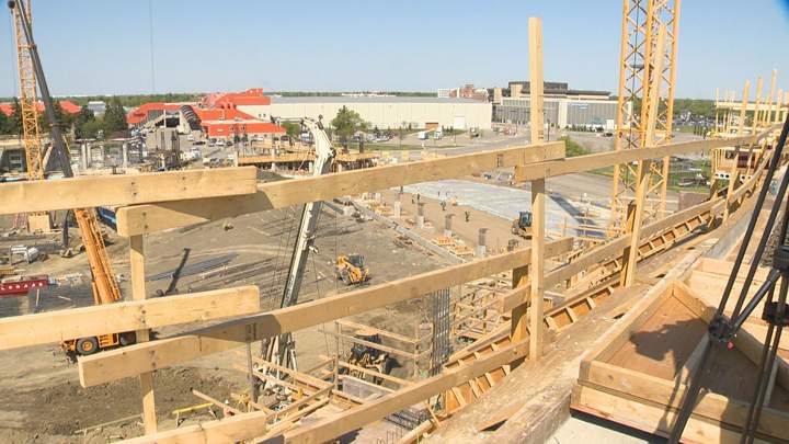 So far, construction of the new stadium is around 41 per cent complete with 270 workers on-site. By August there will be close to 350 workers.