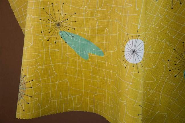 Textiles bring midcentury-modern style home