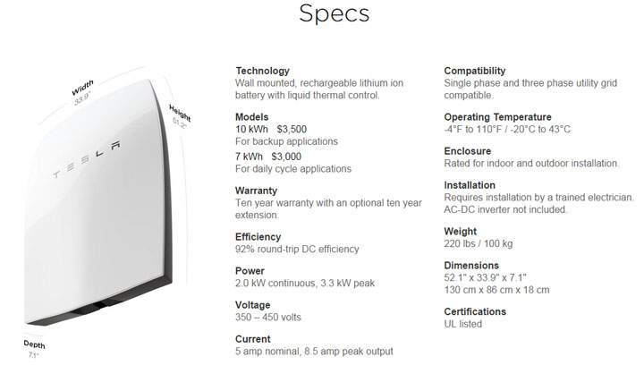Tesla unveils batteries to power homes and businesses - image
