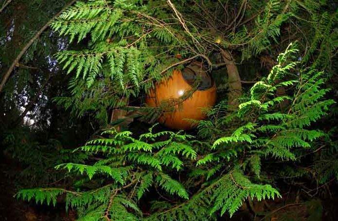 This is what a treehouse sphere looks like; Credit: Free Spirit Spheres