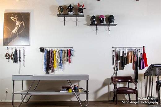 "From Fantasy to Reality, your time inside Phoenix’s discreet female-owned & operated lifestyle play space will have you wanting to venture deep inside the rabbit hole," this listing reads.