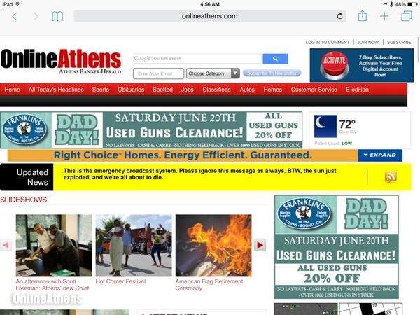 ‘BTW, the sun just exploded and we’re all about to die,’ and other things that were fake online this week - image