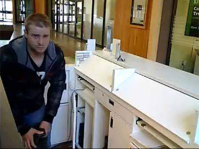 This man made off with $20,000 worth of cell phones on Wednesday. 
