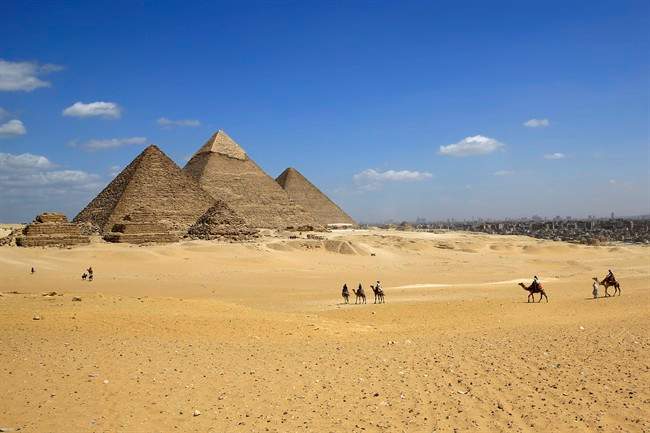 Recent thermal scans of the largest of the Giza pyramids, Khufu, show "anomalies.".