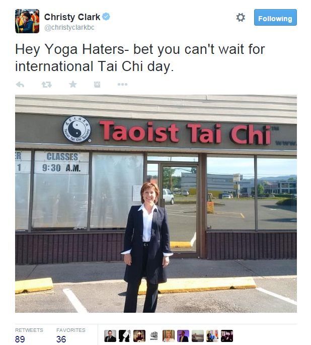 A screenshot of the tweet.