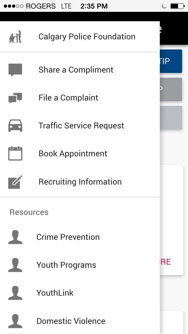 Calgary Police Service app