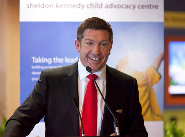 Former NHLer and sexual abuse victim Sheldon Kennedy, the Lead Director of the Sheldon Kennedy Child Advocacy Centre for children.