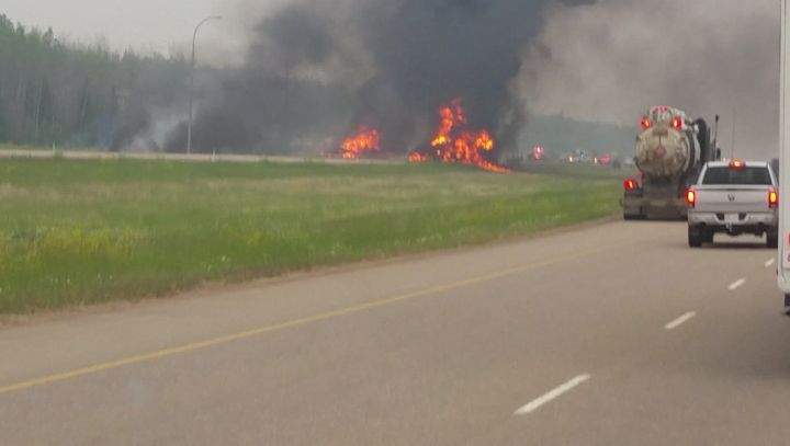 A collision between a diesel truck and an SUV shut down Highway 63 at highway 881 Tuesday, June 30, 2015.