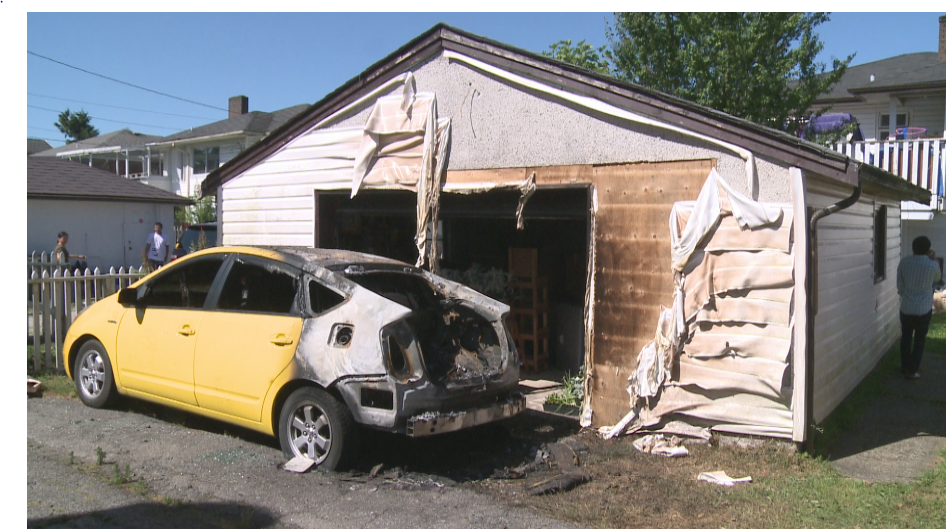 Man buys used Prius for younger brother; car in flames hours later - image