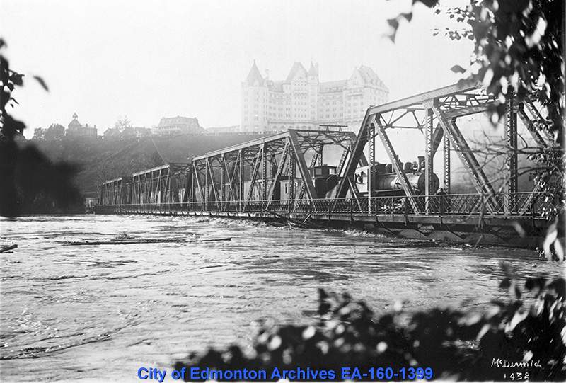 Edmonton’s Low Level bridge on June 28, 1915.