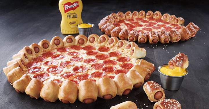 Pizza Hut’s Hot Dog Bites Pizza.