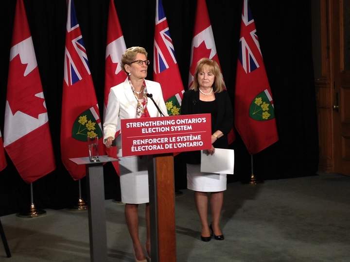 Ontario's Liberal government plans to change the fixed election date from fall to spring and will add another 15 members of the legislature for the 2018 election.