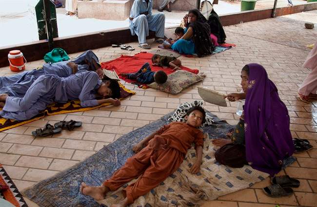 A 2015 heat wave killed at least 2,000 people in Pakistan (AP Photo/Shakil Adil).