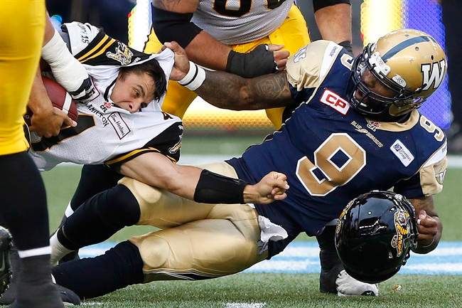 Hamilton hosts Winnipeg on Saturday night as the Ticats strive to end their season-opening losing streak.