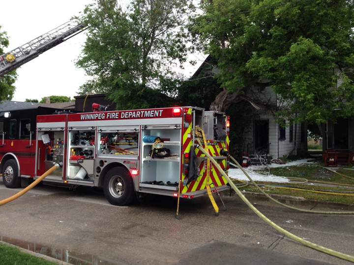 Winnipeg fire St. James Kensington