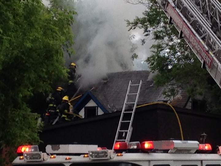Winnipeg fire St. James Kensington
