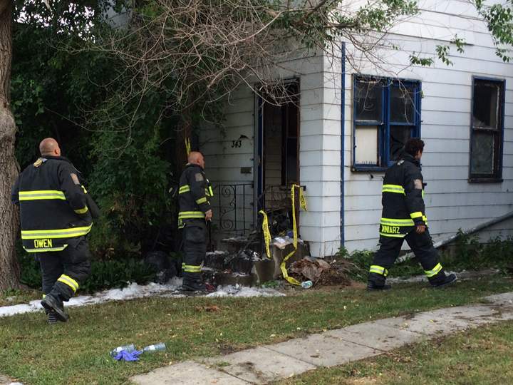 Kensington Street Winnipeg fire hoarder