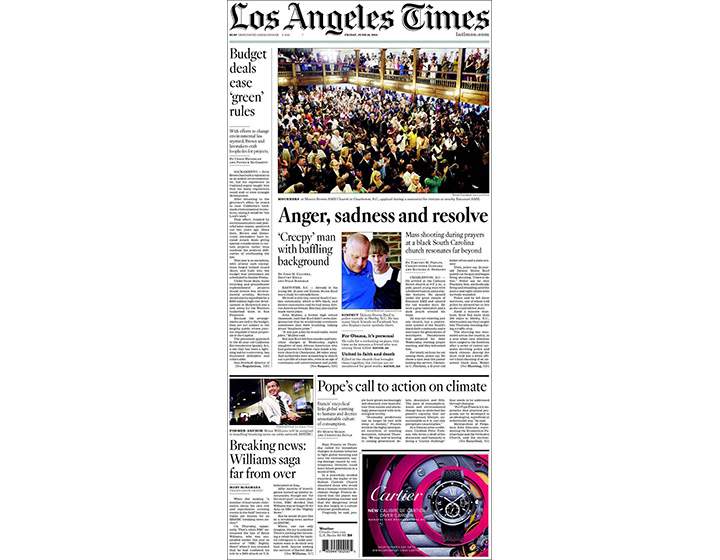PHOTOS: Newspaper front pages day after Dylann Roof’s capture - image