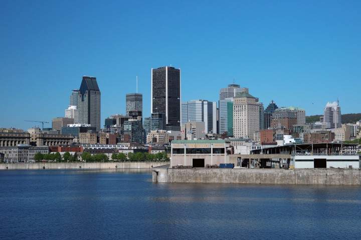 A view of Montreal's skyline.