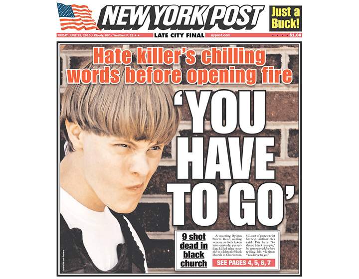 PHOTOS: Newspaper front pages day after Dylann Roof’s capture - image