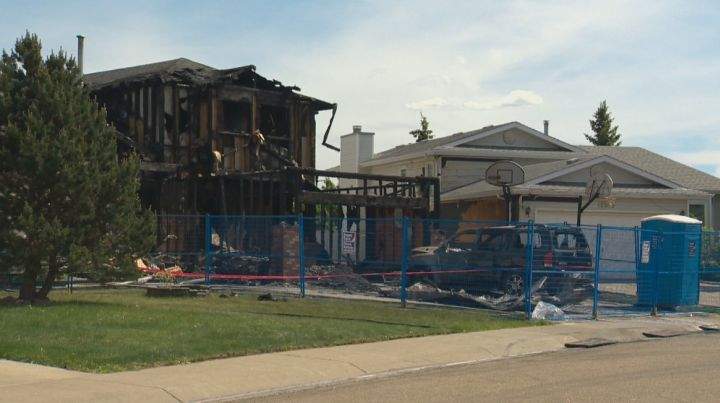 Northwest Edmonton house fire