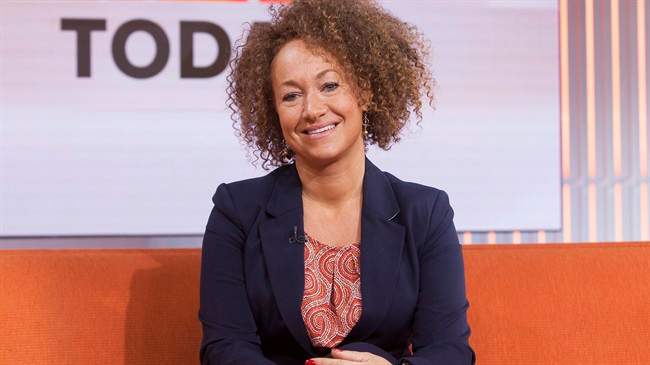 Former NAACP leader Rachel Dolezal appears on the "Today" show set on Tuesday, June 16, 2015, in New York.