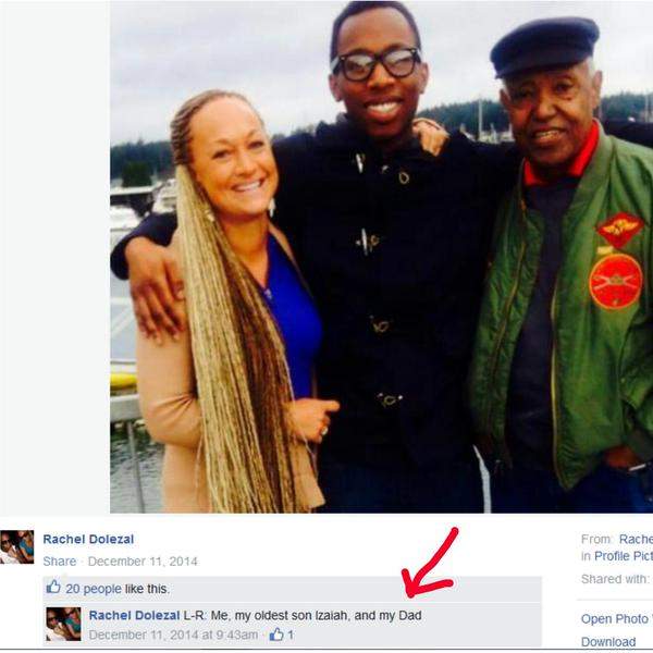 NAACP president is actually white, her parents say - image