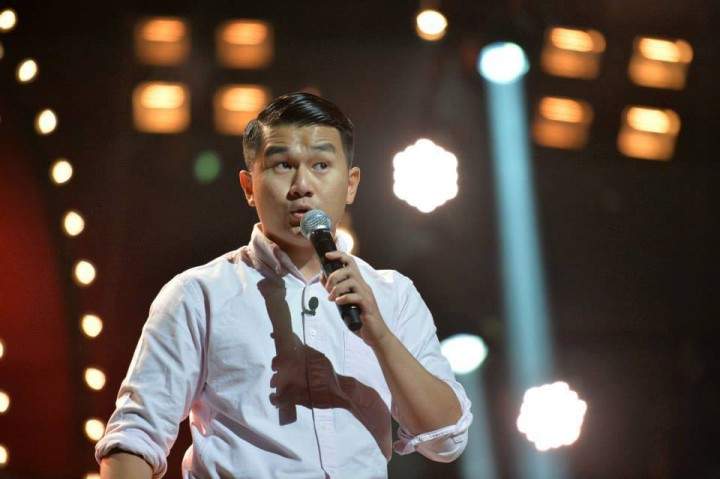 Ronny Chieng as part of the Melbourne International Comedy Festival in 2014.